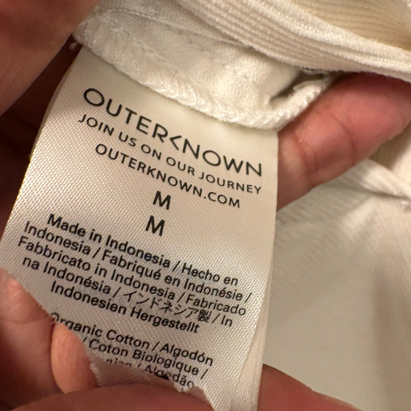 Outerknown Jumpsuit - white Neutrals medium NWT - Picture 11 of 12